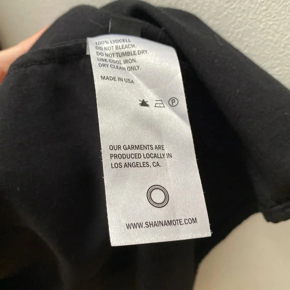 Shaina Mote - Kimono Style Black Wrap Dress - Picture 4 of 6